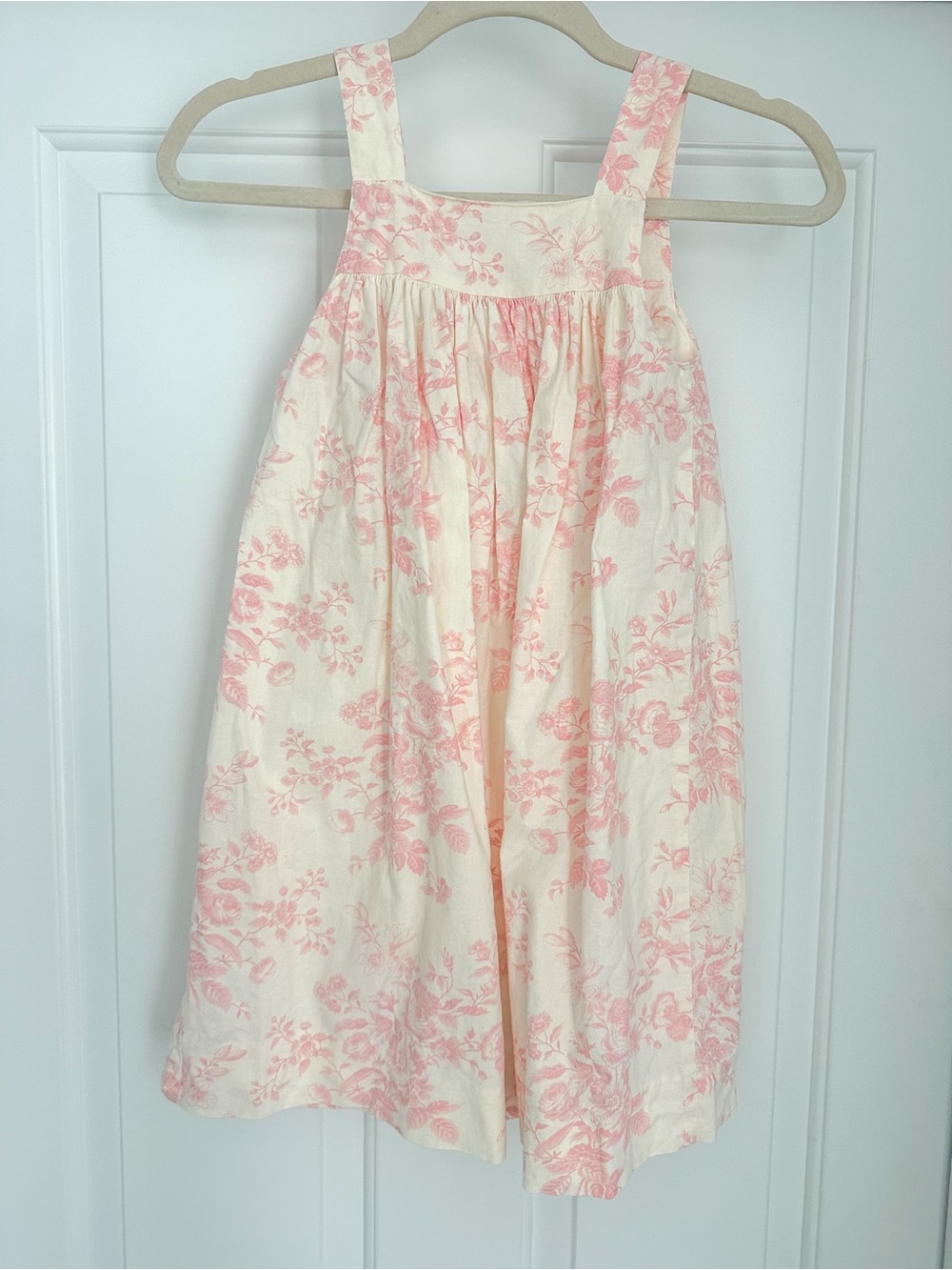 Hannah Kate Clothing pink toile dress size 4 like new